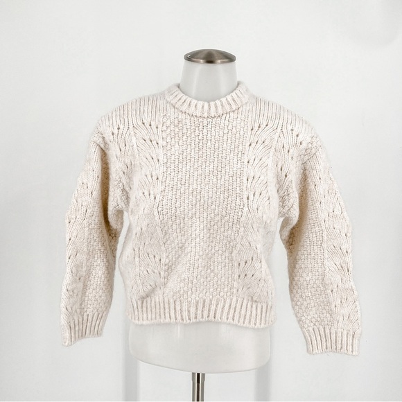 Urban Outfitters beige cropped sweater - Picture 1 of 5